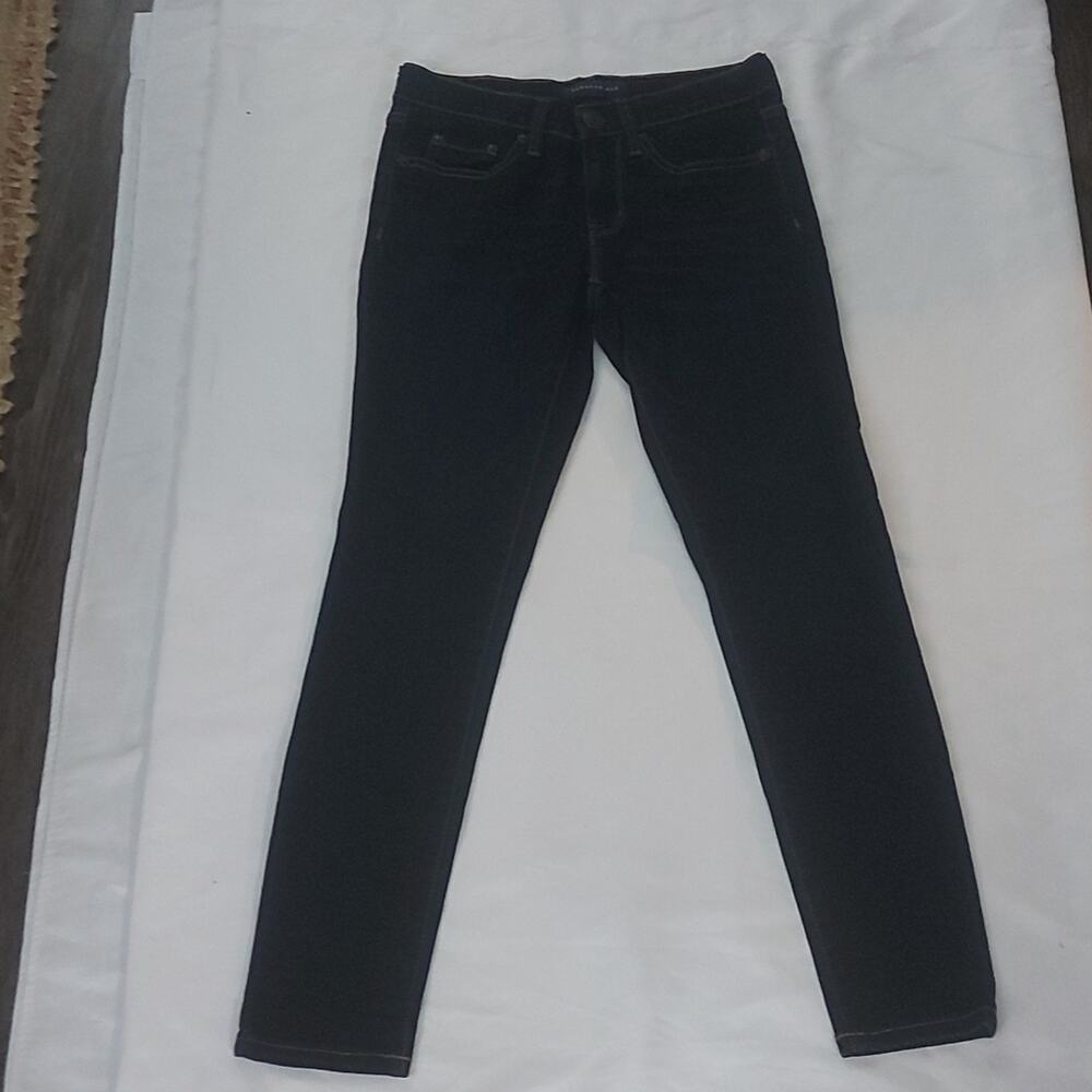 Aeropostale Dark Blue Wash Jeggings 2 Short Classic Preppy Bohemian Normcore